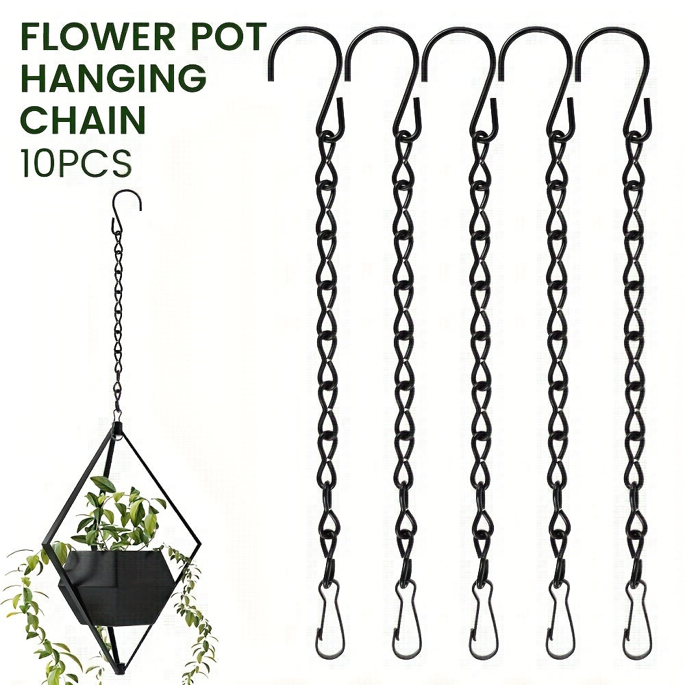 10pcs Bird Cage Hanging Chain Iron Chain Flower Pot Replacement Chain