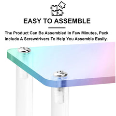Colorful Acrylic Display Stand Organizer Shelf Cupcake Perfume Figurines Cologne