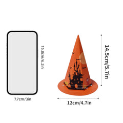 20pcs Hat Shaped Halloween Candy Packaging Box Party Favor Decoration