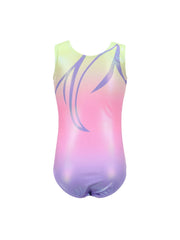 Girls Sleeveless Gymnastics Suit Stretchy Dance Training 1 Piece