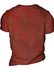 Men's Skull 3D Print Short Sleeve T-Shirt for Summer