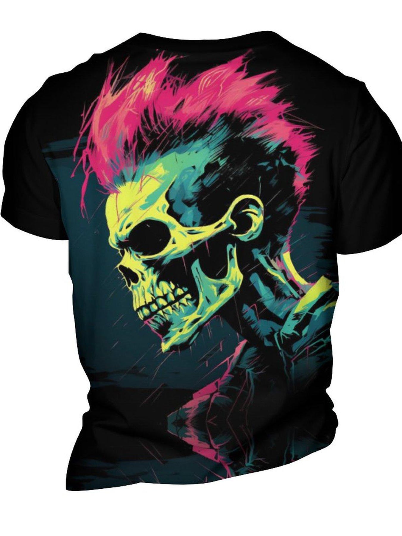 Skull 3D Print Men's Novelty T-shirt For Summer