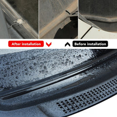 Car Windshield Rubber Seal Front Rear Sunroof Dustproof Sealing Strip