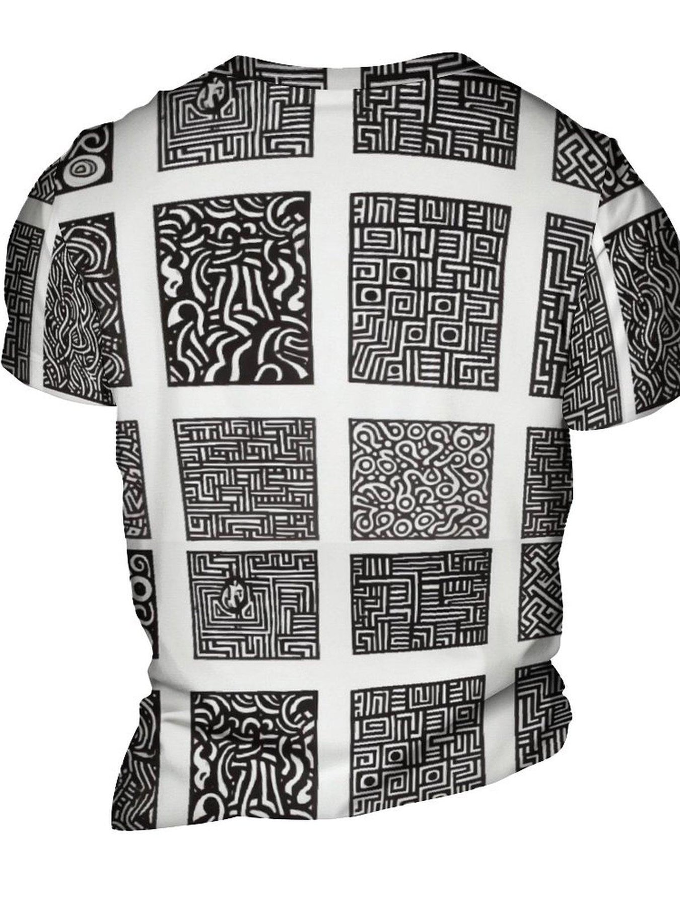 Wolf 3D Pattern Print Men's Graphic T-shirt Short Sleeve Pullover Tops