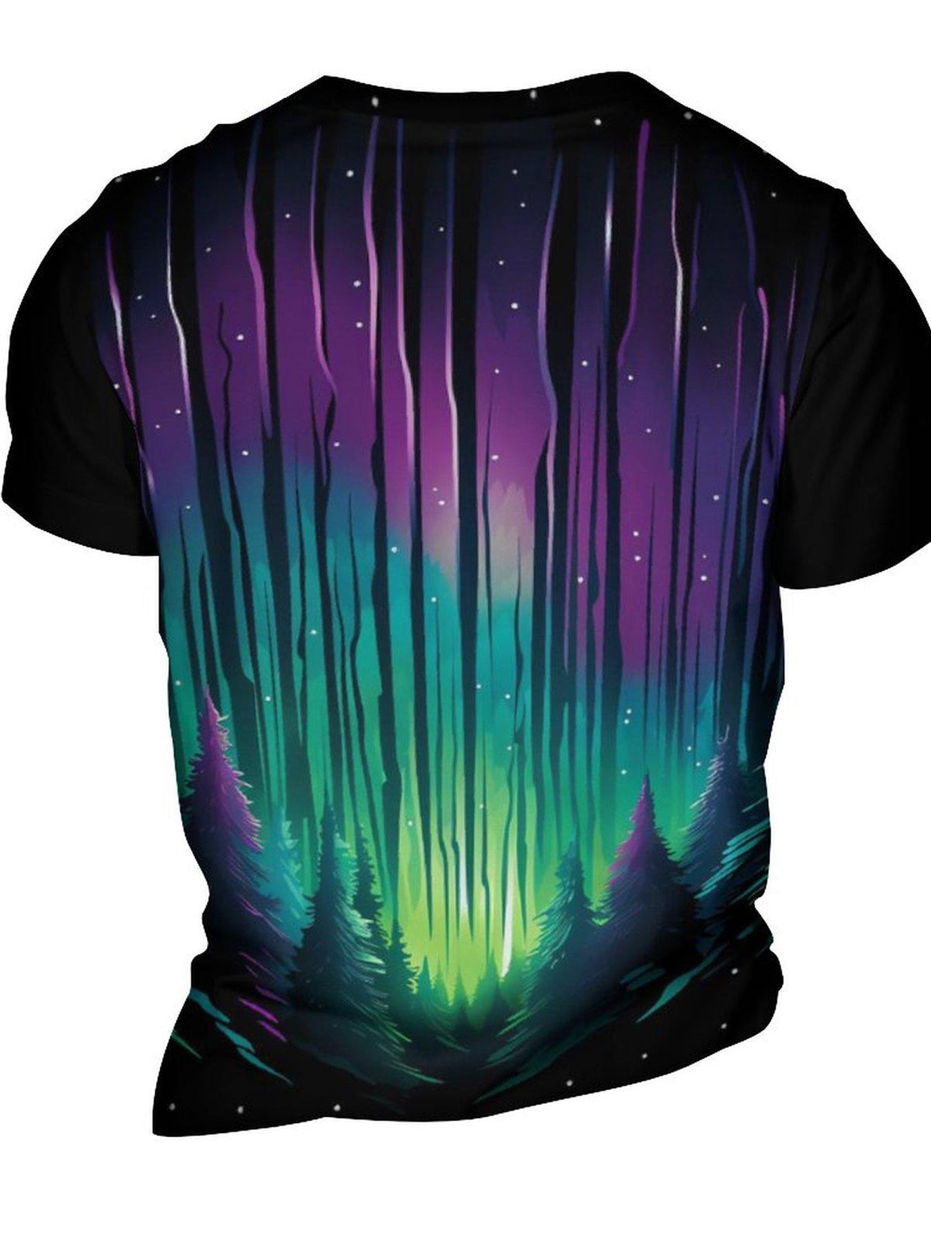 Forest Starry Sky Graphic Tee for Men