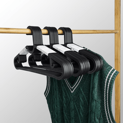 10pcs Plastic Clothes Hanger Organizer for Wardrobe Storage