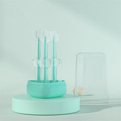3pcs Silicone Toothbrush Set for Dogs & Cats Dental Care