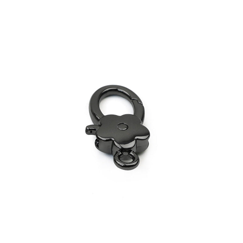 Plum Blossom Metal Carabiner Belt Buckles DIY Arts KeyChain Bag Parts