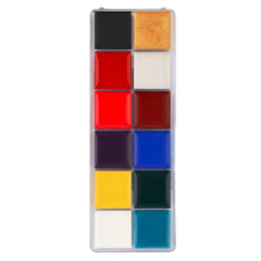 Professional Makeup 12 Pigment Body Paint Drama Joker Halloween Makeup Face