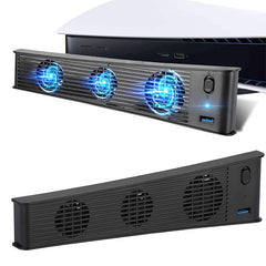PS5 Cooling Fan USB Interface Light Compact