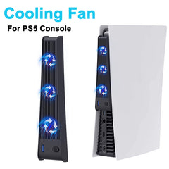 PS5 Cooling Fan USB Interface Light Compact