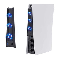 PS5 Cooling Fan USB Interface Light Compact