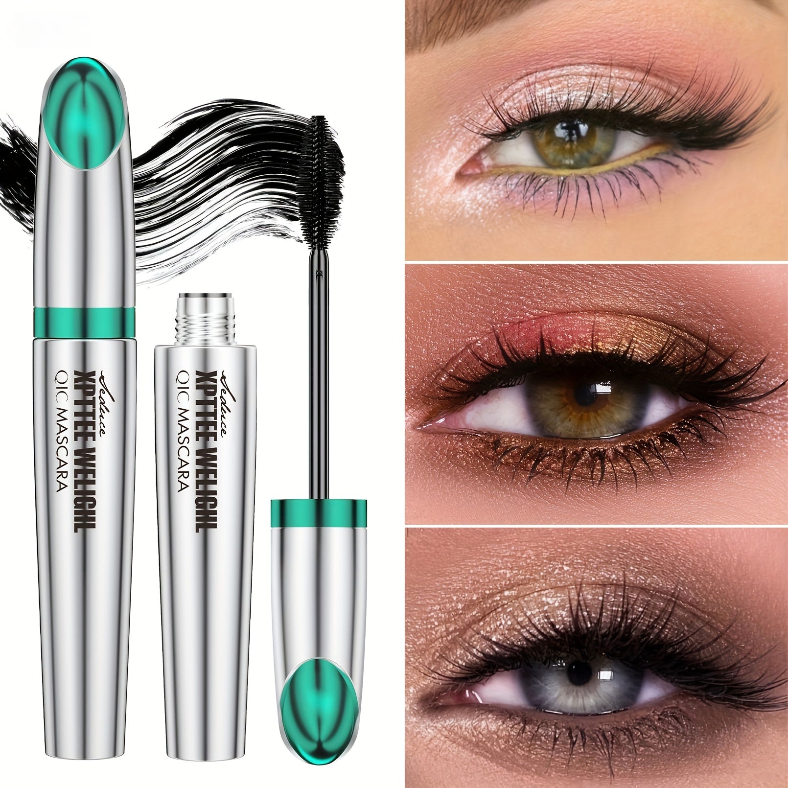5D Silk Fiber Mascara Waterproof Thickening Lengthening Volumizing Eyelashes