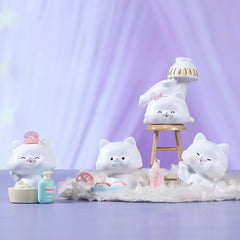 Resin Cat Toy Blind Box Desktop Decoration 8 Designs 1 Hidden Edition