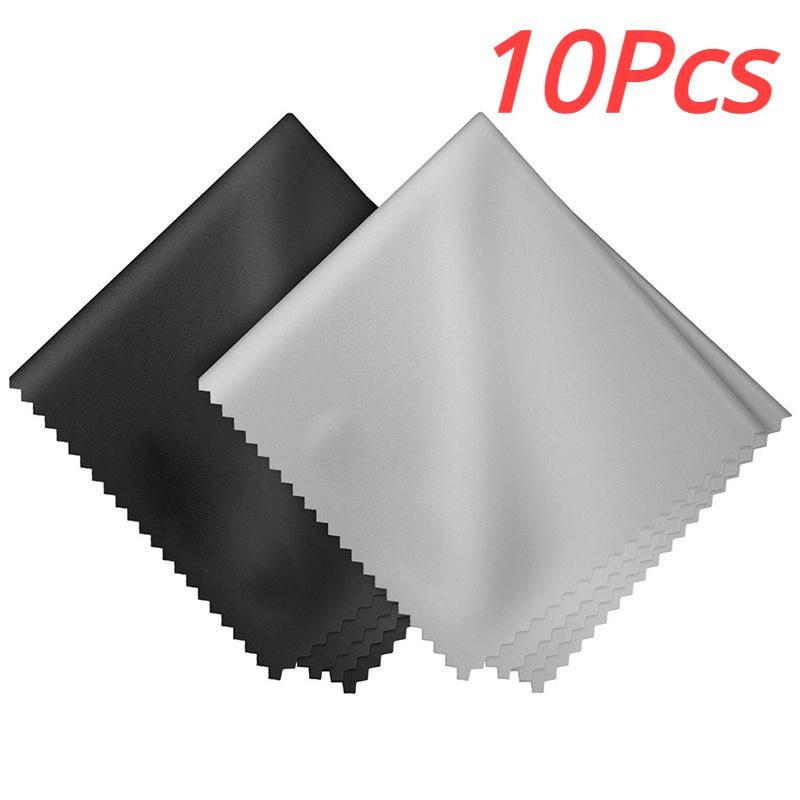 10Pcs Microfiber Cleaning Cloths for Glasses Sunglasses Lens