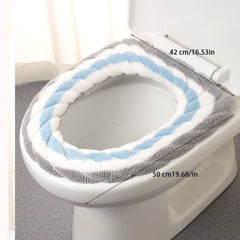 Thick Toilet Seat Cushion Plush Cover for Patient