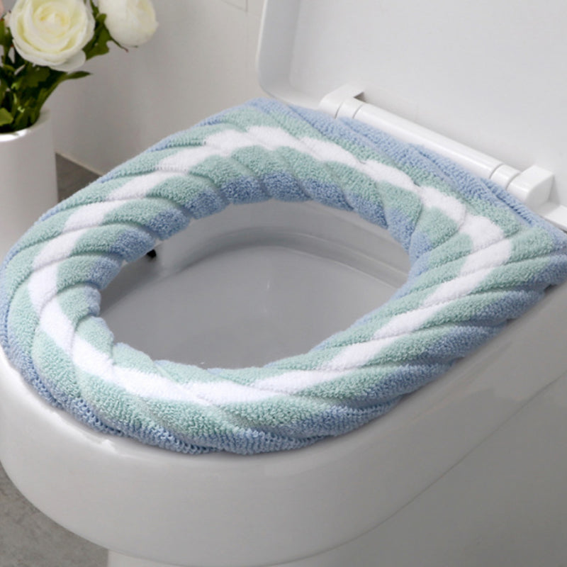 Thick Toilet Seat Cushion Plush Cover for Patient