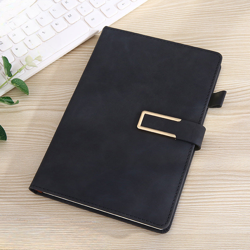 A5 Office Business Notebook Meeting Record Magnetic Snap Book