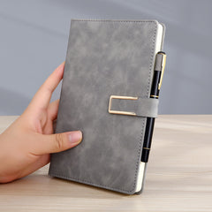A5 Office Business Notebook Meeting Record Magnetic Snap Book
