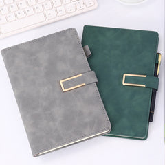 A5 Office Business Notebook Meeting Record Magnetic Snap Book