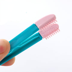 Soft Bristle Cat Tear Stain Brush Pet Eye Comb Brush Dog Cat Eye Cleaning Clip