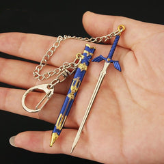 Creative Sword Keychain with Sheath for Bag Backpack Decor Gift