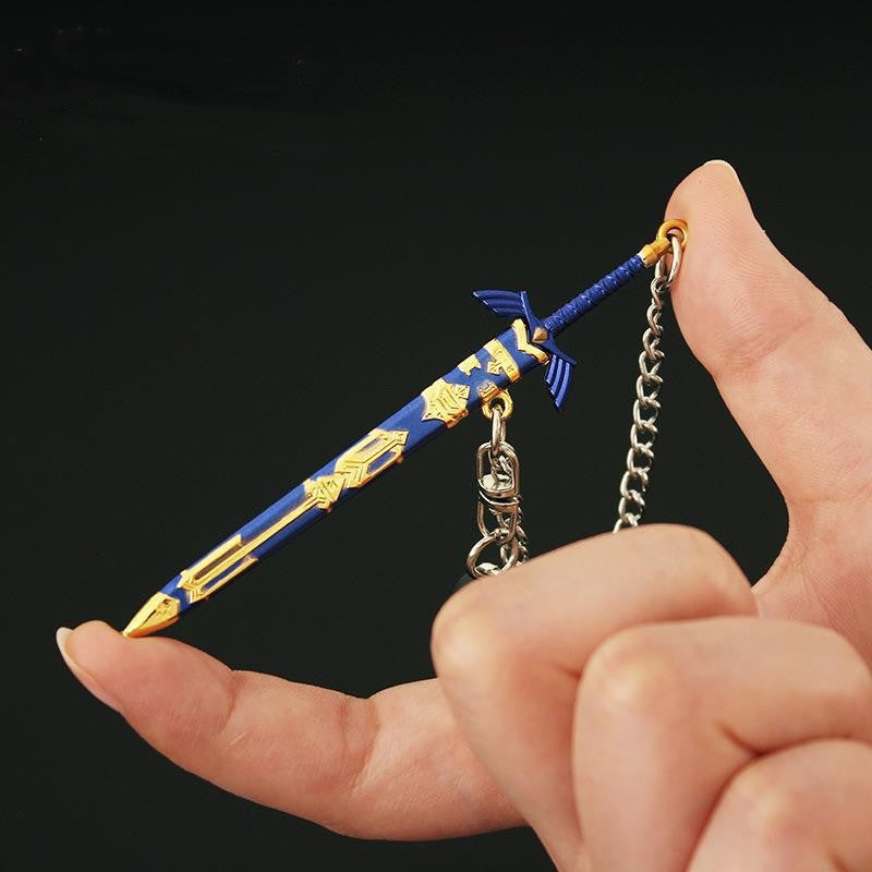 Creative Sword Keychain with Sheath for Bag Backpack Decor Gift
