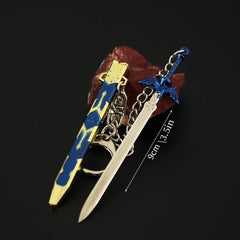 Creative Sword Keychain with Sheath for Bag Backpack Decor Gift