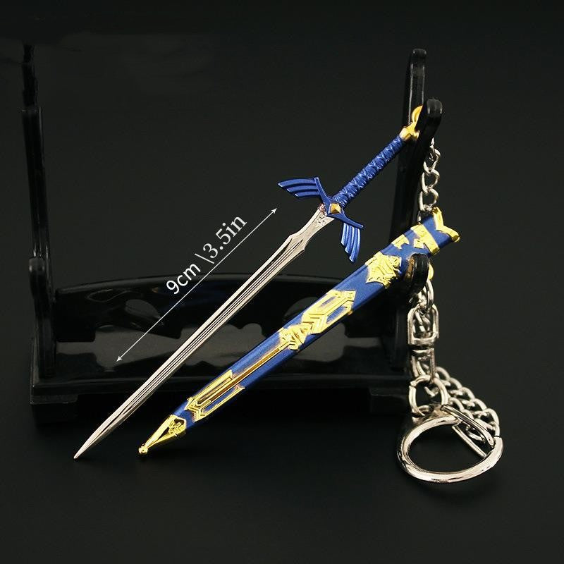 Creative Sword Keychain with Sheath for Bag Backpack Decor Gift