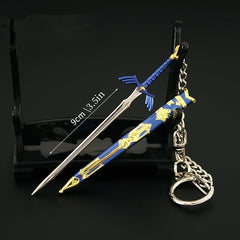 Creative Sword Keychain with Sheath for Bag Backpack Decor Gift