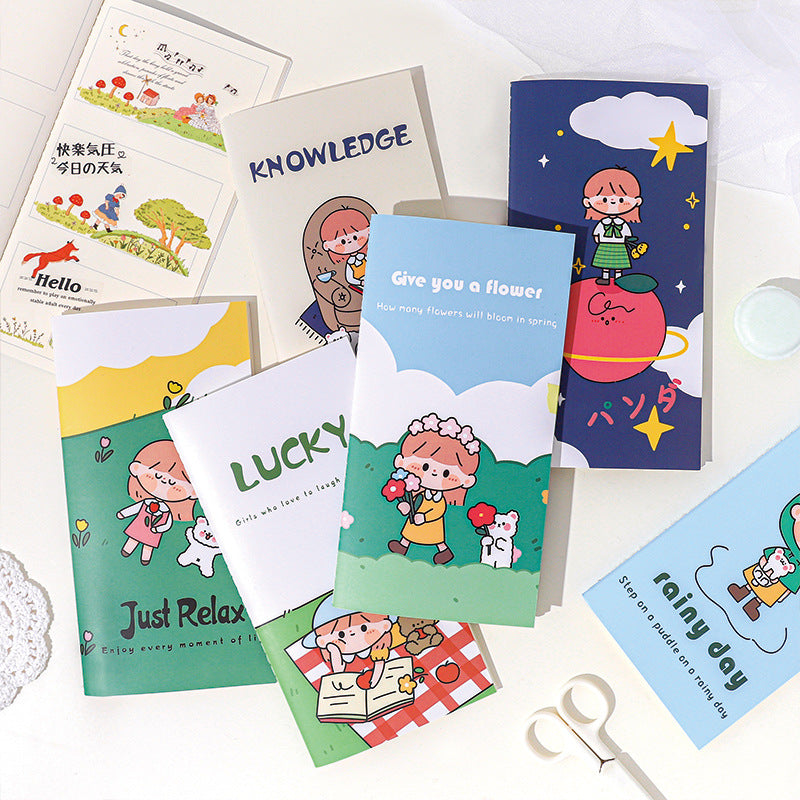 32pcs TN Collage Book Half Sugar Girl Series Cartoon Journal