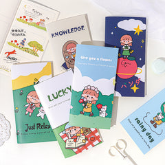 32pcs TN Collage Book Half Sugar Girl Series Cartoon Journal