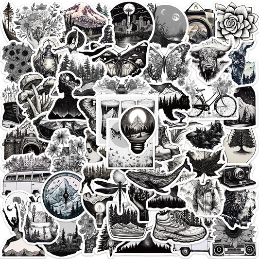 Waterproof Vinyl Stickers for Teen Girl - 60pcs and Stickers for Adult