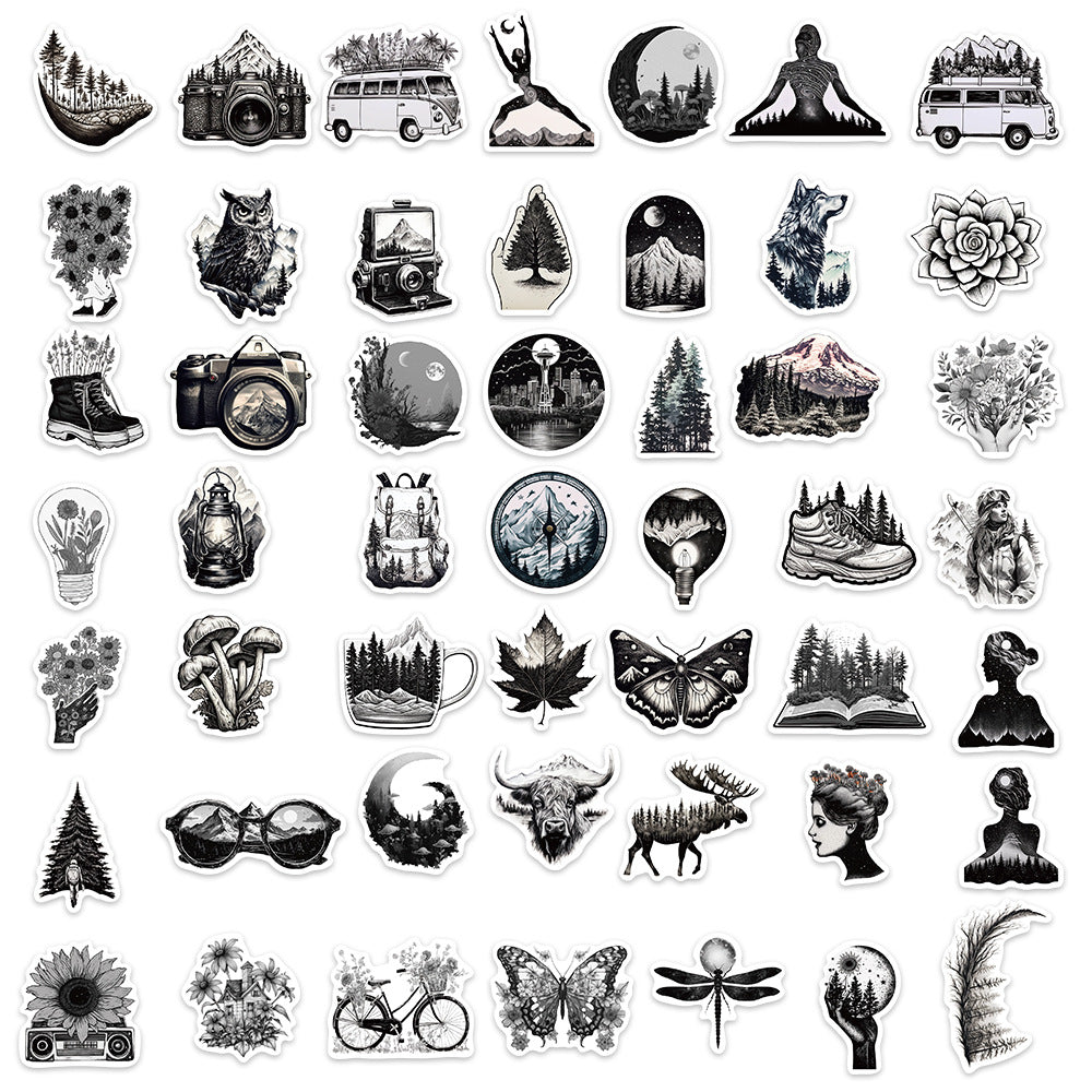 Waterproof Vinyl Stickers for Teen Girl - 60pcs and Stickers for Adult