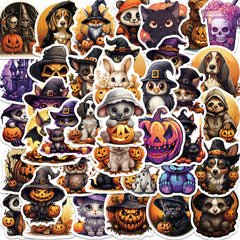 50pcs Halloween Stickers Waterproof Vinyl Sticker For Teen