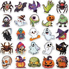 50pcs Halloween Stickers Waterproof Vinyl Sticker For Teen