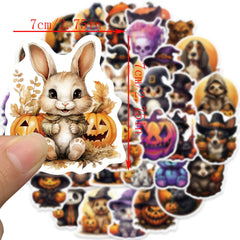 50pcs Halloween Stickers Waterproof Vinyl Sticker For Teen