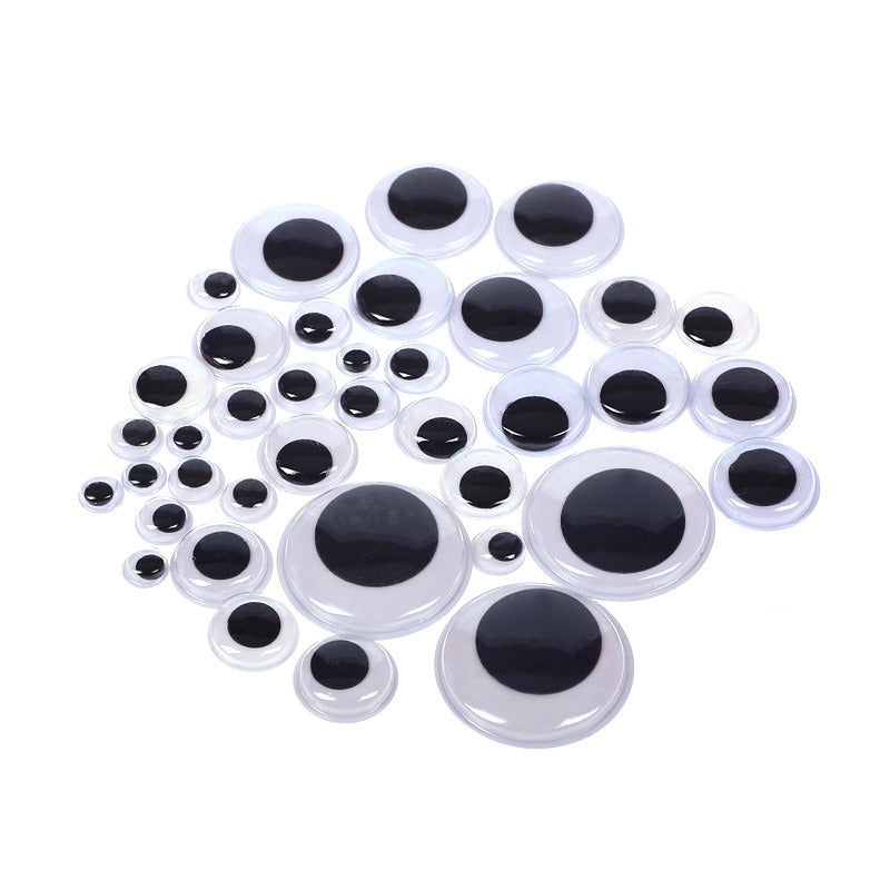 100pcs Colorful Movable Eyes DIY Animal Doll Eyes With Eyelashes