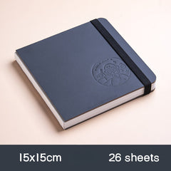 Travel Watercolor Book Medium Texture PU Cover Art Student