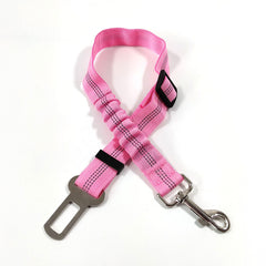 Reflective Dog Seat Belt Adjustable Nylon Harness for Safe Car Travel