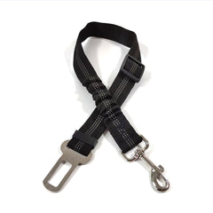 Reflective Dog Seat Belt Adjustable Nylon Harness for Safe Car Travel
