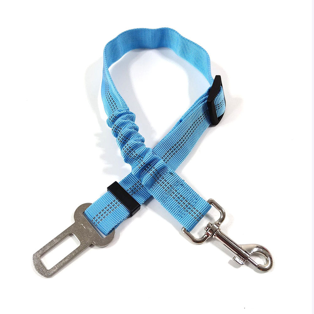 Reflective Dog Seat Belt Adjustable Nylon Harness for Safe Car Travel