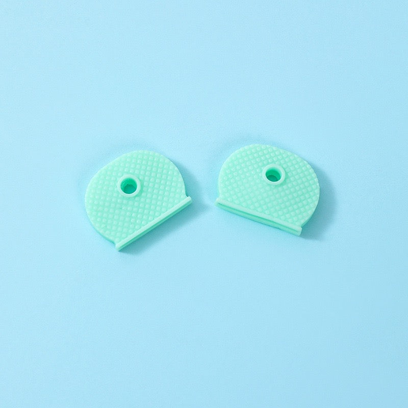 1pc Silicone Key Cover Plastic Key Cap Protective Sleeve
