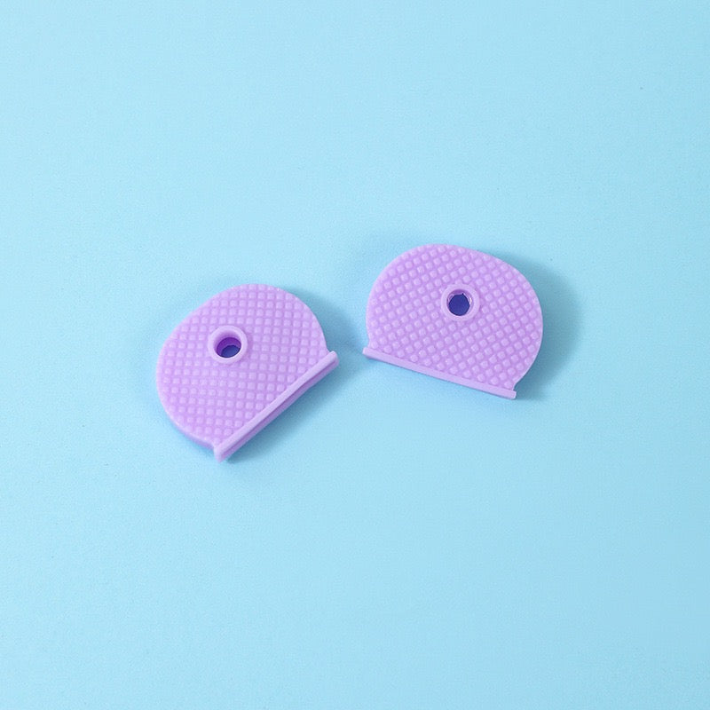 1pc Silicone Key Cover Plastic Key Cap Protective Sleeve