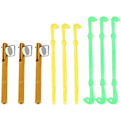 3pcs Fishing Loop Tyers Line Knot Tying Tool Hook Loop Tyer Fishhook Remover
