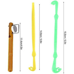 3pcs Fishing Loop Tyers Line Knot Tying Tool Hook Loop Tyer Fishhook Remover
