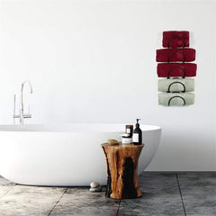 Wall Mounted Towel Rack Bathroom Organizer
