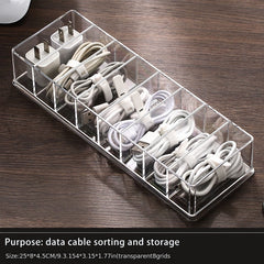 Desktop Cable Storage Box - Keep Cables Organized