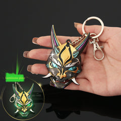 Metal Mask Model Keychain Creative Key Chain Key Ring Pendant Gift
