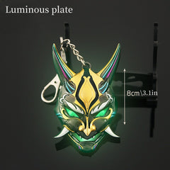 Metal Mask Model Keychain Creative Key Chain Key Ring Pendant Gift
